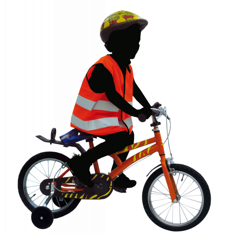 L2S - Culture Vélo Gilet de sécurité sport ''visioplus'' Culture Vélo -  Rouge Fluo
